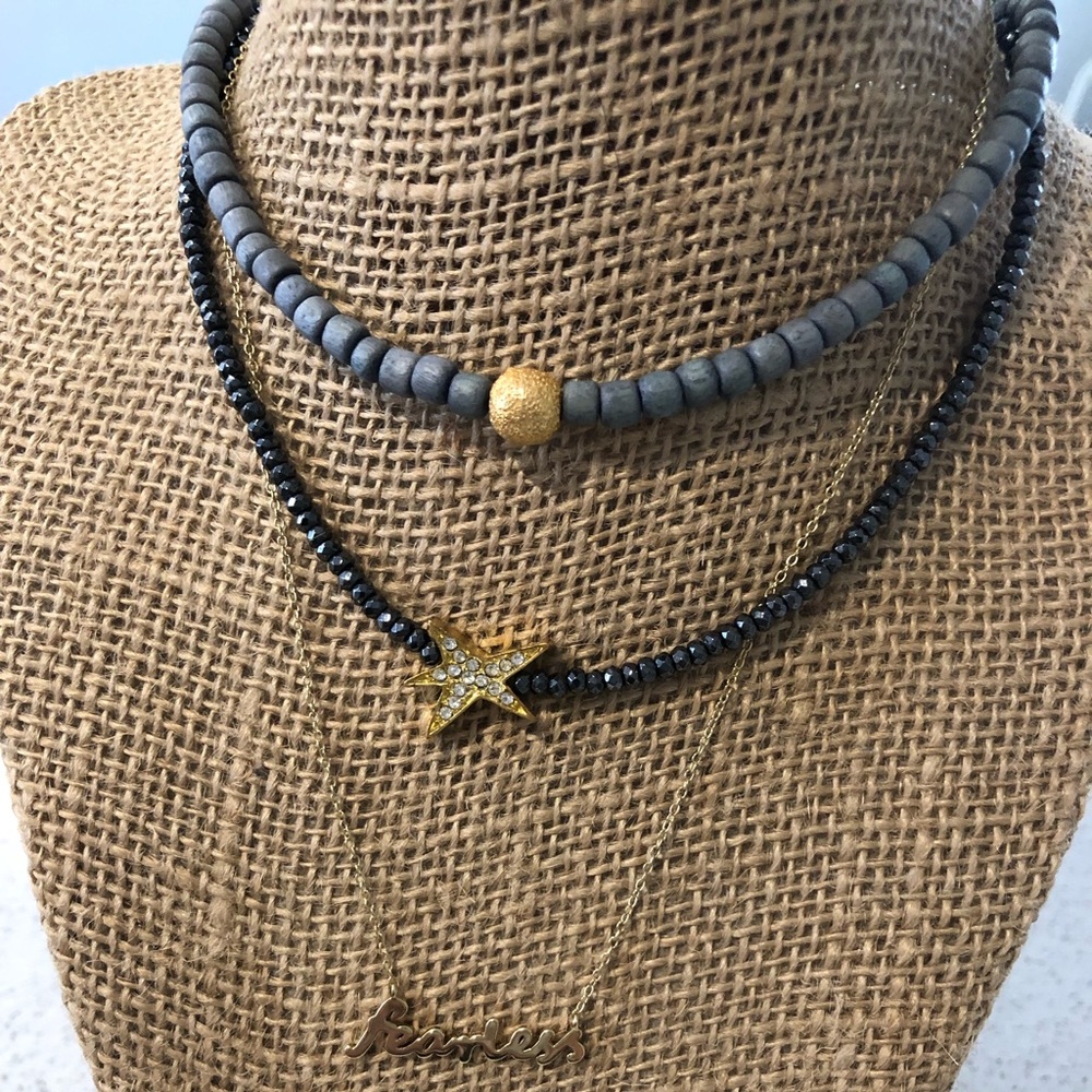 Necklaces may be bundled